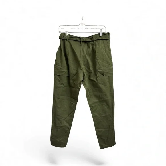Woman Olive Green Pants - Picture 3 of 4